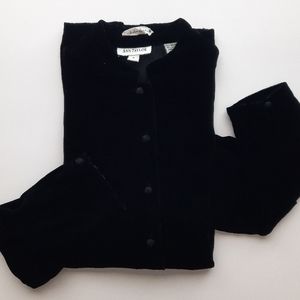 Vintage Velvet Ann Taylor Button Blouse Top